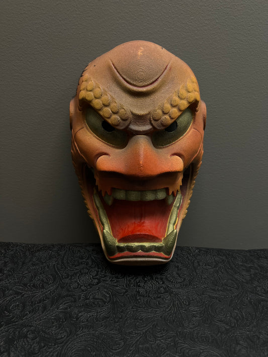 IKAZUCHI Mask – The Power of Thunder and Transformation